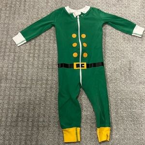 Hanna Andersson Elf Jammies, 2T, very good condition